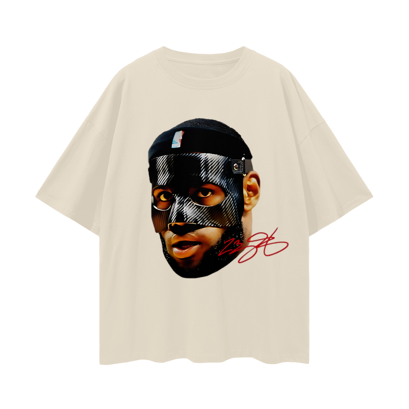 Vintage Like Lebron Mask Oversized T Shirt