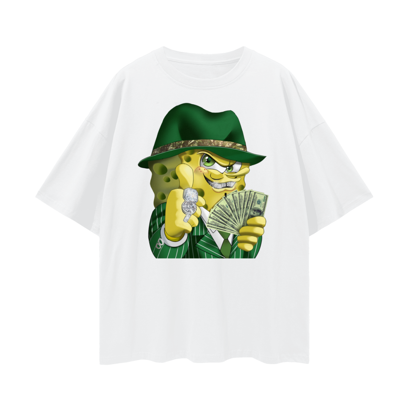 Vintage Like SpongeBob Gangster/Mob Oversized T Shirt