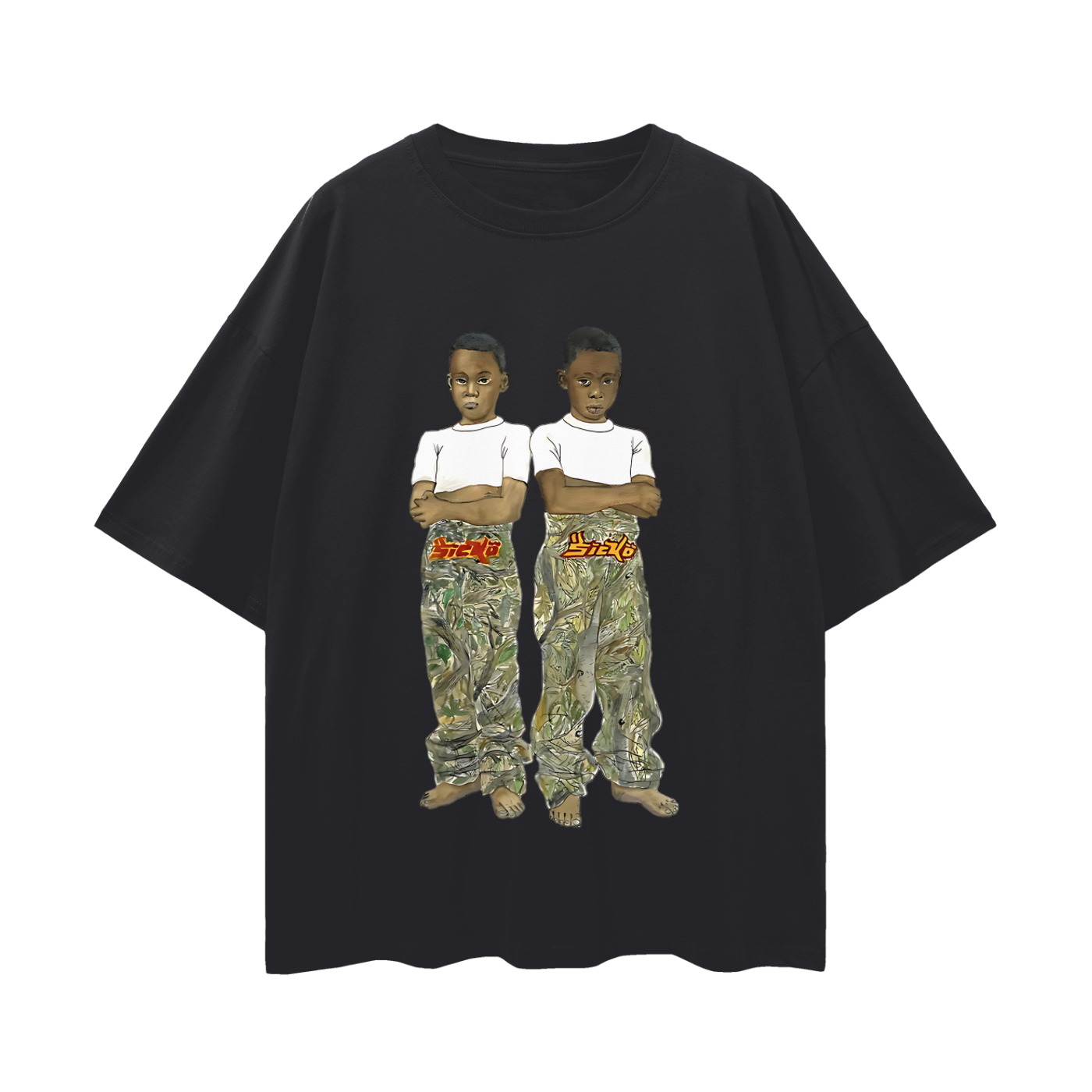 Vintage Like Sicko Oversized T Shirt
