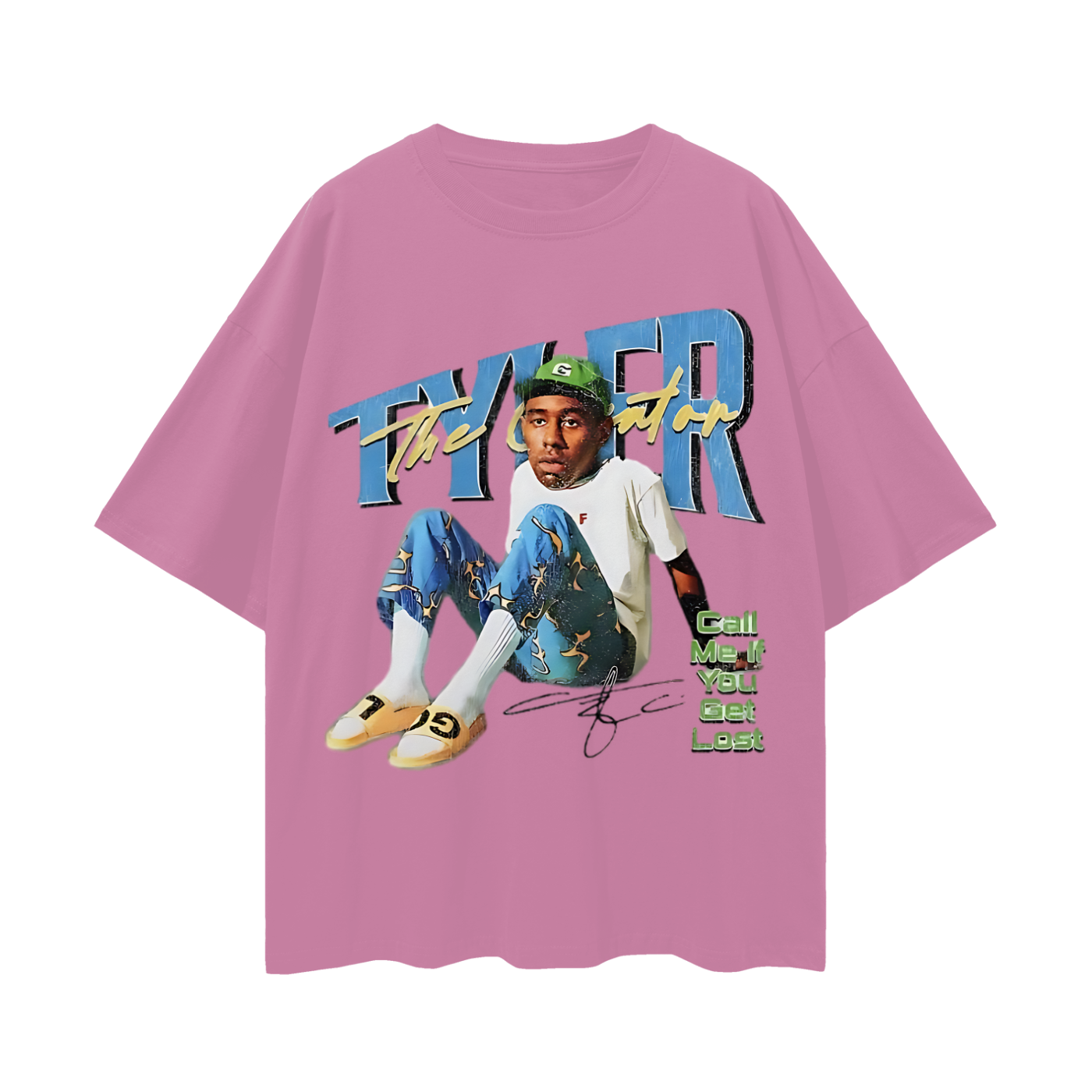 Tyler The Creator Call Me If You Get Lost Album Graphic Oversized T Shirt