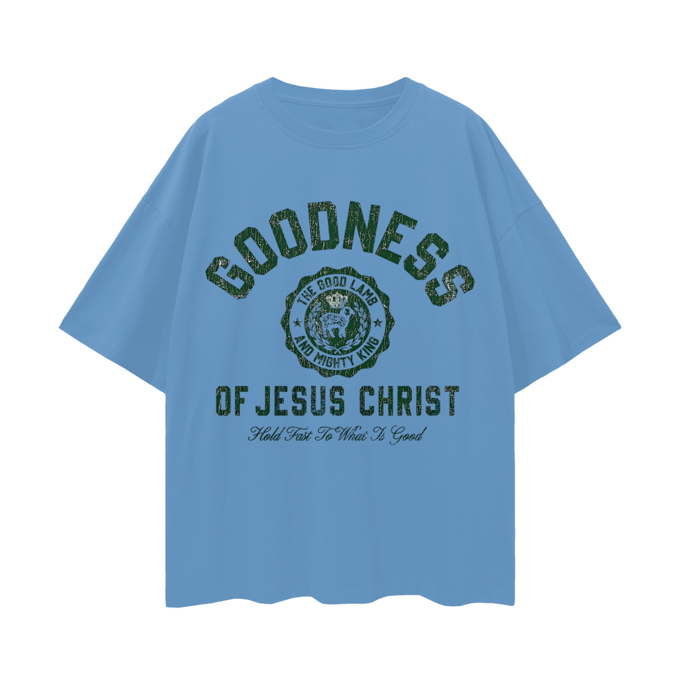 Religious Goodness Of Jesus Christ Y2K Vintage Like Graphic Oversized T Shirt