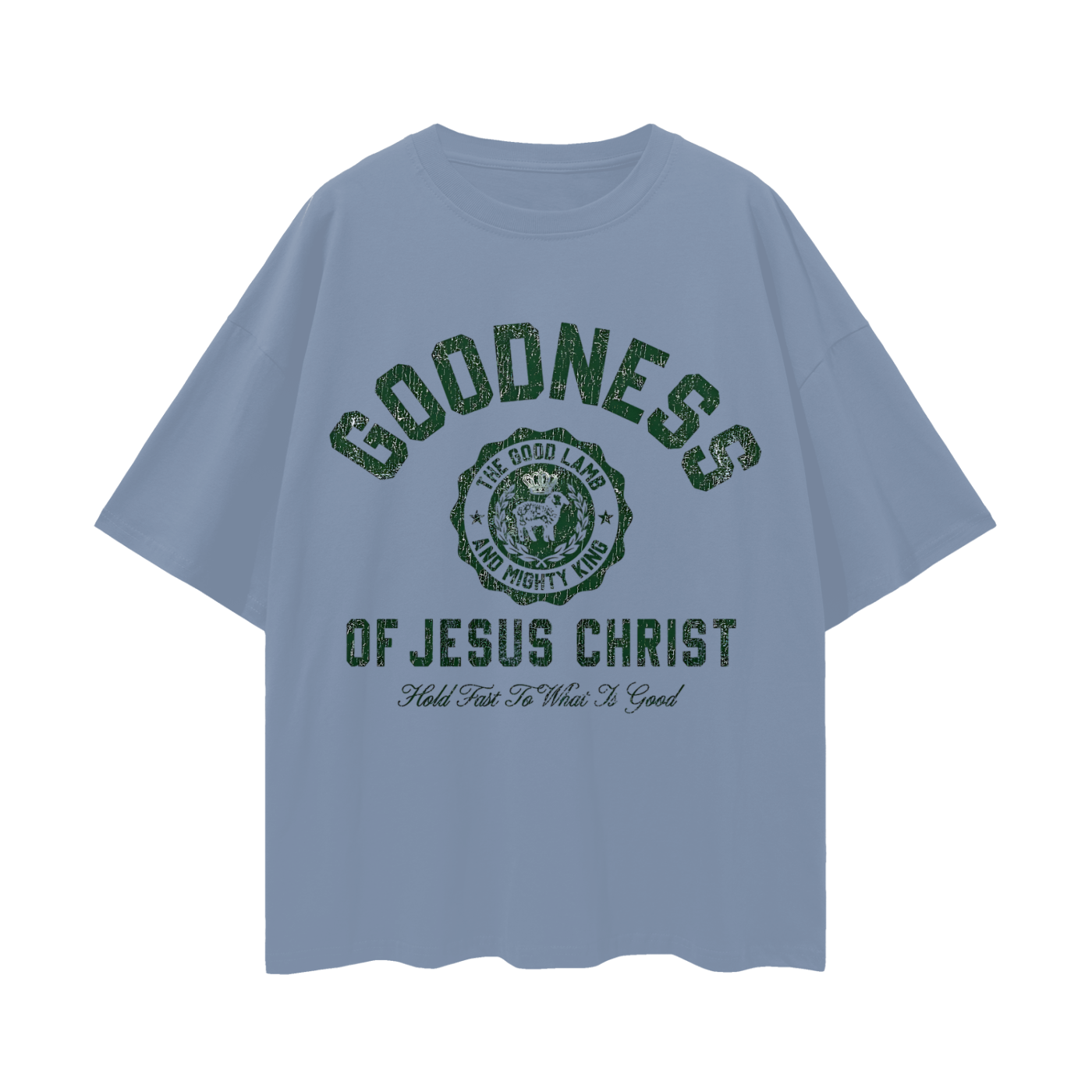 Religious Goodness Of Jesus Christ Y2K Vintage Like Graphic Oversized T Shirt