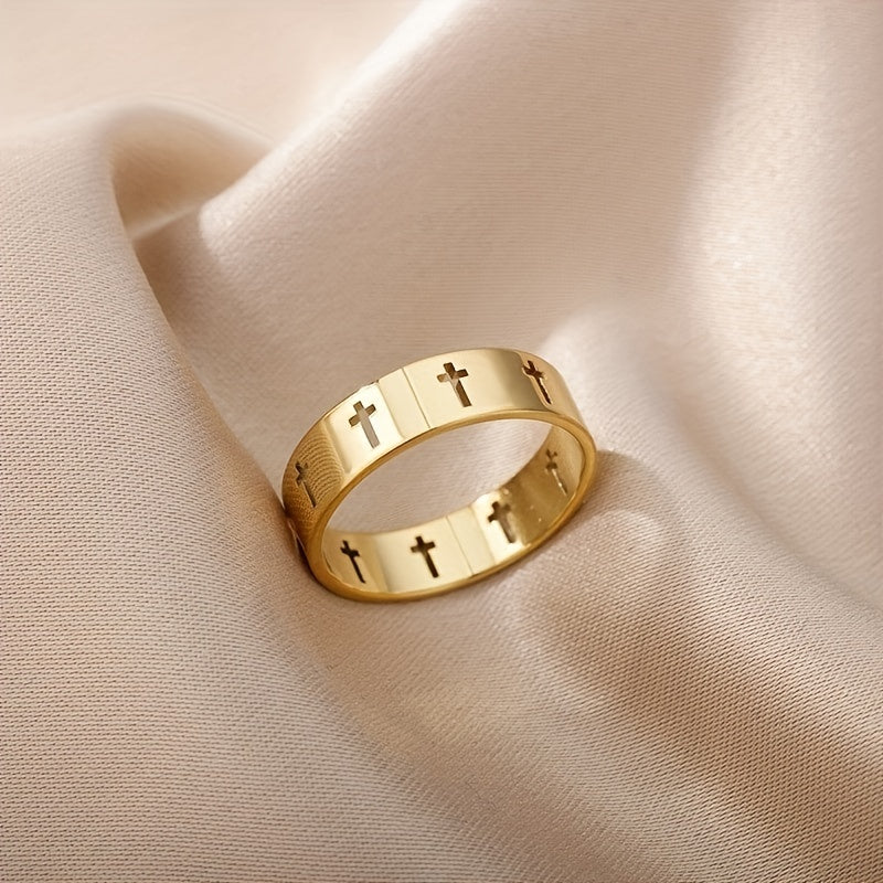 Religious Jesus Cross Ring