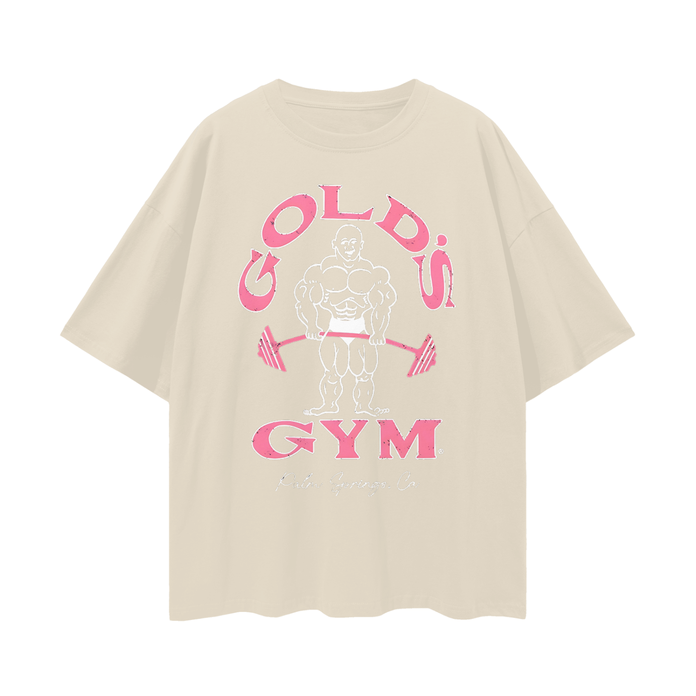 Vintage Like Gold's Gym Graphic Oversized T Shirt
