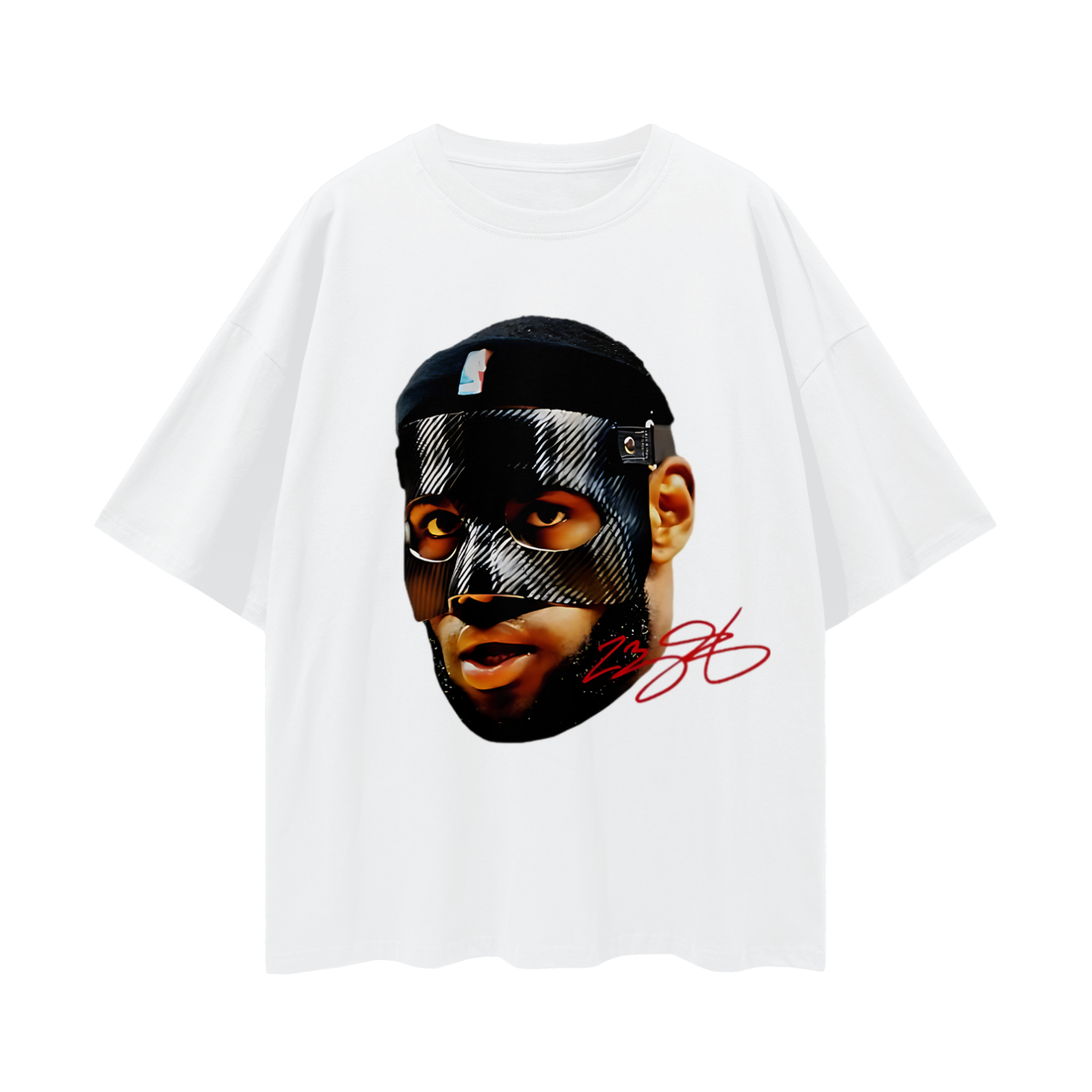 Vintage Like Lebron Mask Oversized T Shirt