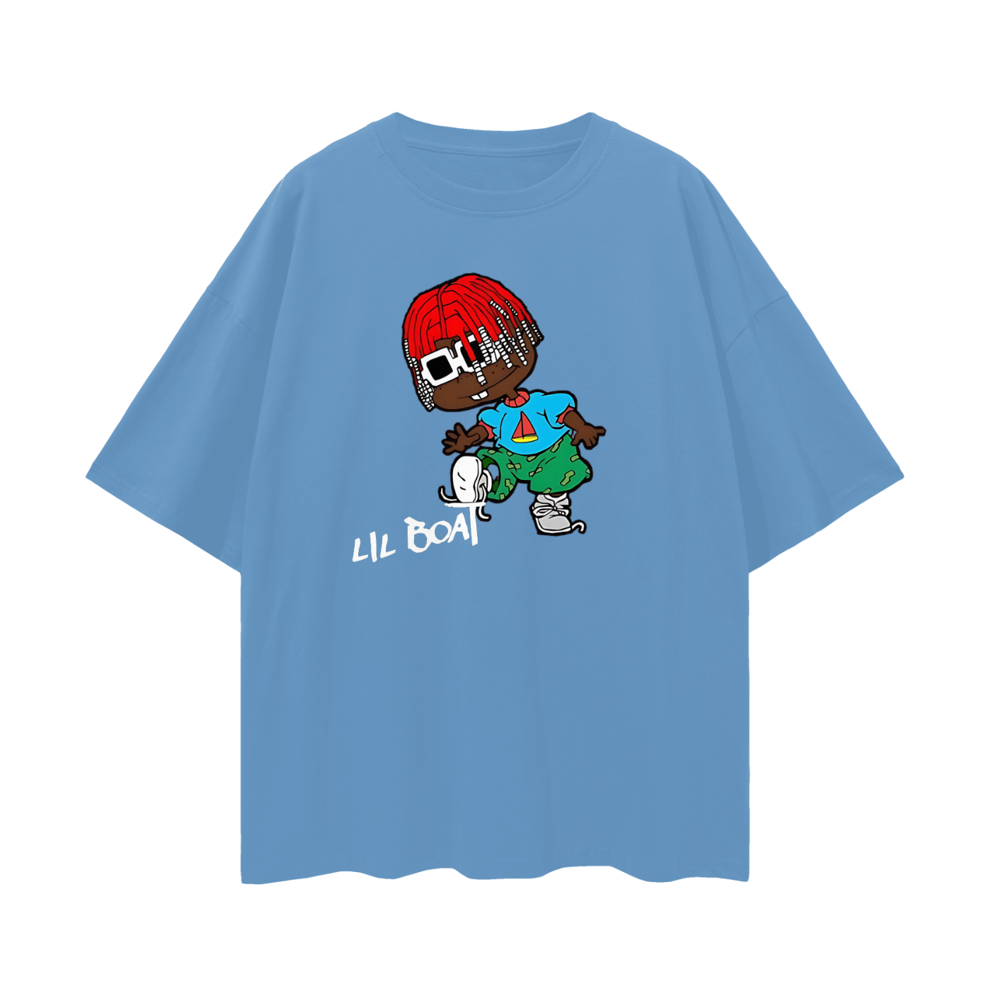 Vintage Like Lil Yatchy Lil Boat Rug Rat Graphic Oversized T Shirt