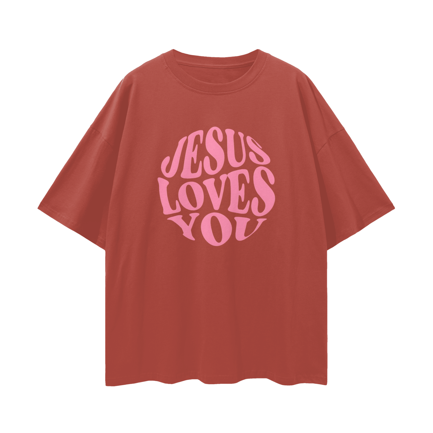 Religious Vintage/Y2K Jesus Loves You Oversized T Shirt