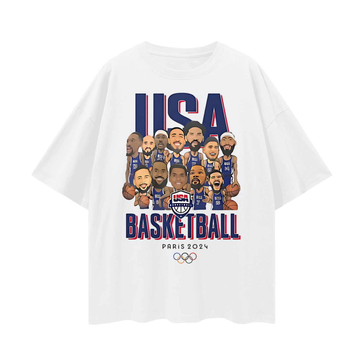 Vintage Like Lebron Team USA Oversized T Shirt