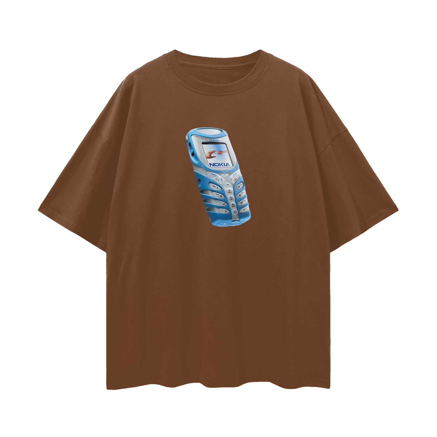 Nokia Phone Y2K Vintage Like Graphic Oversized T Shirt
