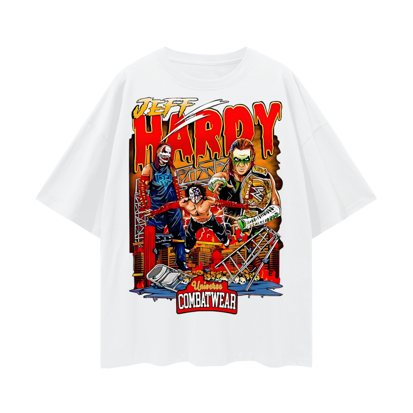 Jeff Hardy 90s Vintage Like Graphic Oversized T Shirt
