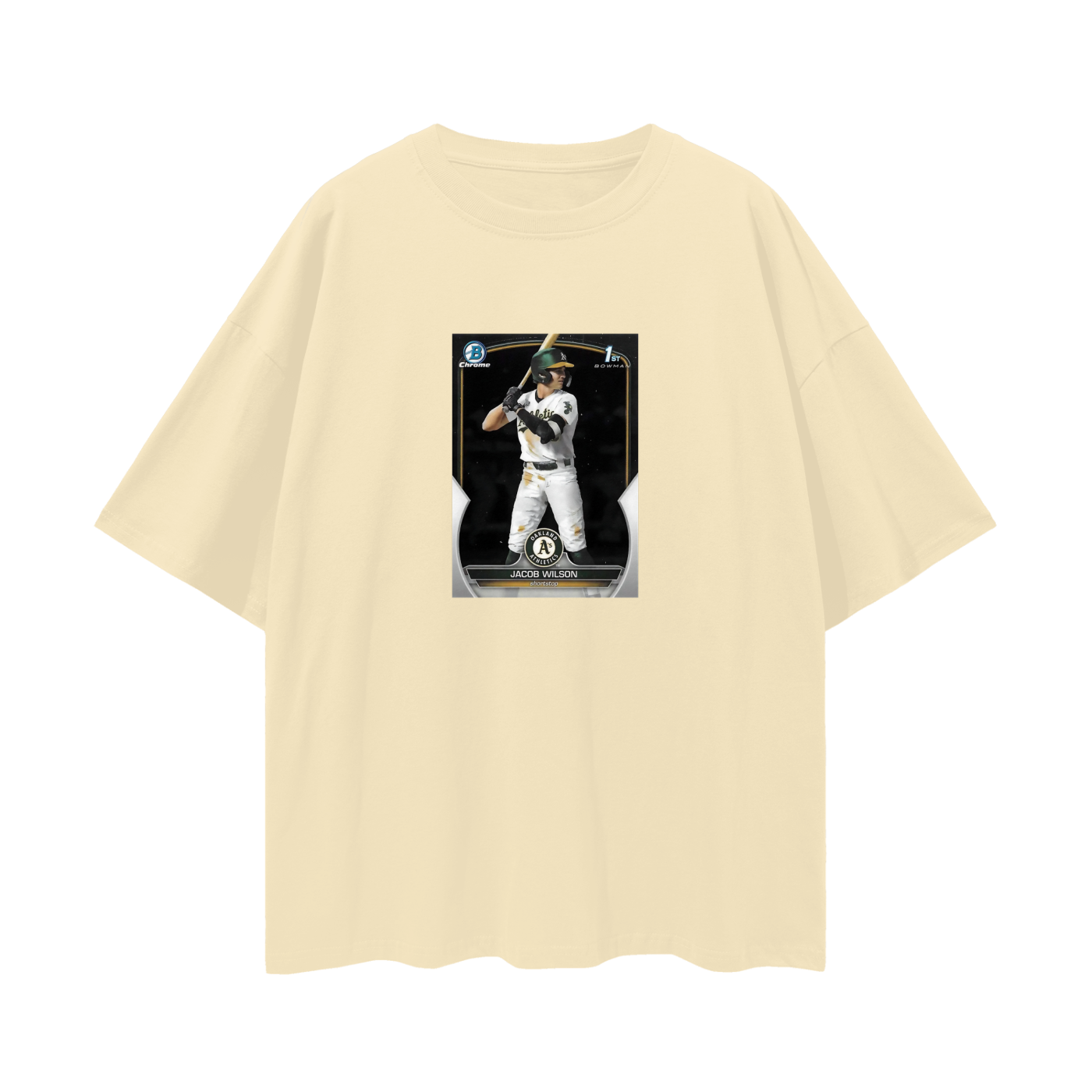 Jacob Wilson Athletics 1st Bowman T Shirt Vintage Like Graphic Oversized T Shirt