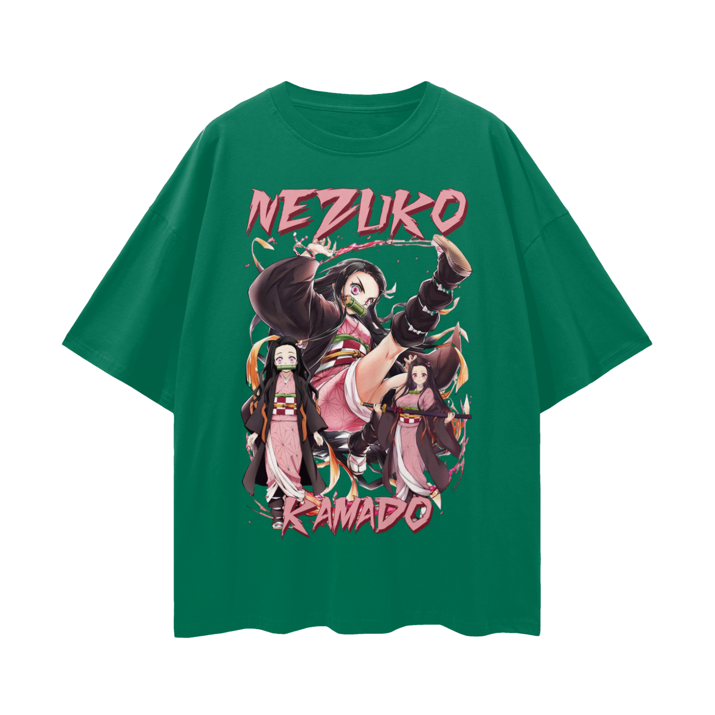 Vintage/Y2K Demon Slayer Anime Nezuko Oversized T Shirt
