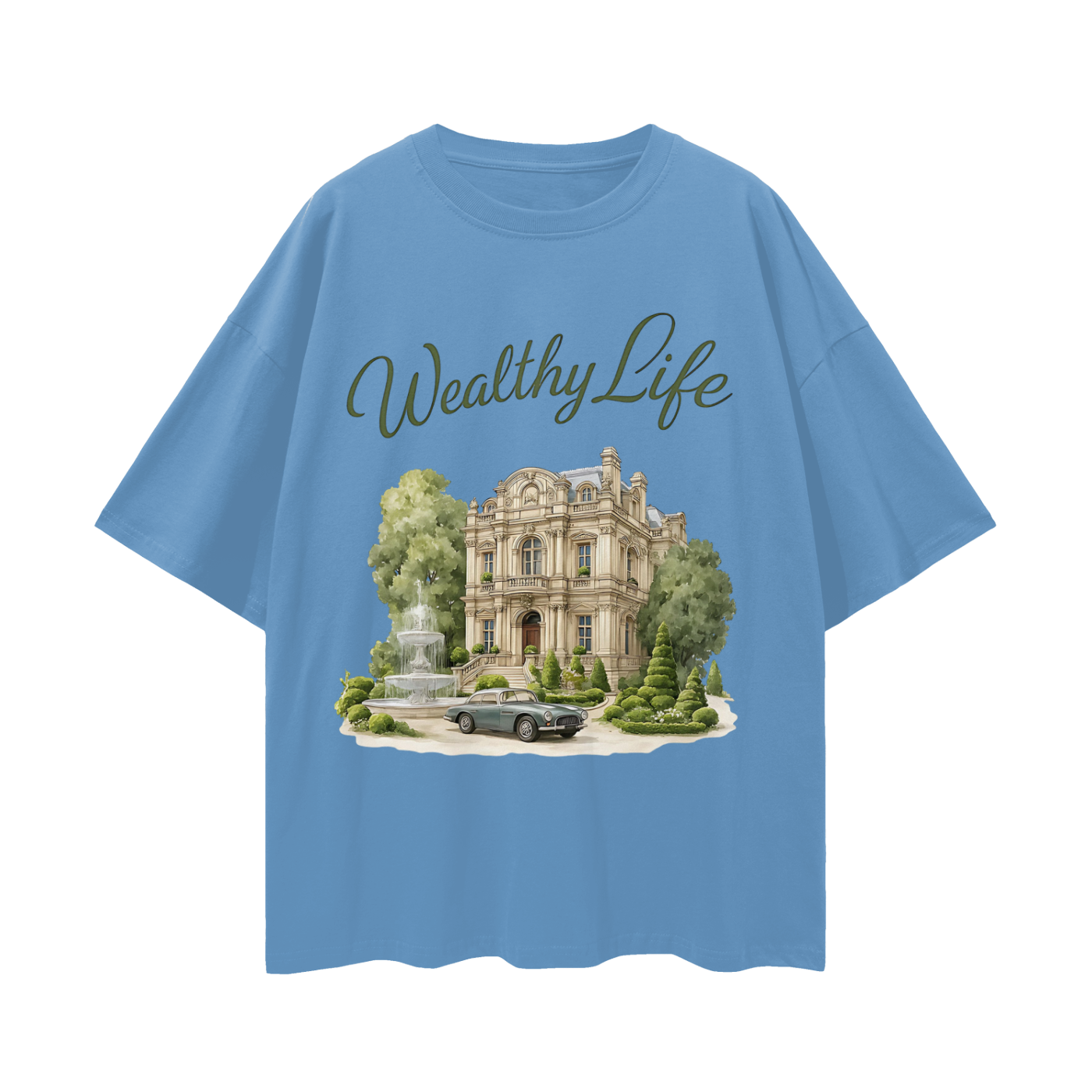 Vintage/Y2K Wealthy Life Luxury Graphic T Shirt