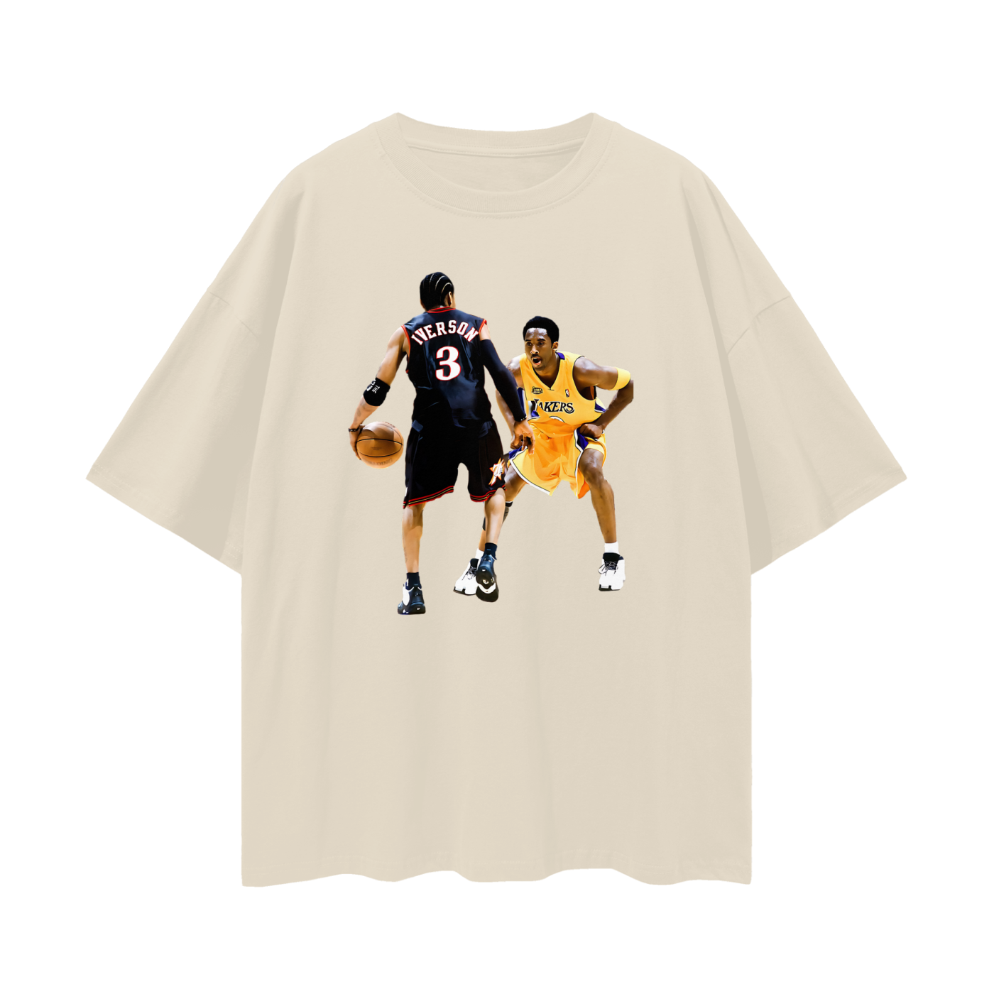 Vintage Like Allen Iverson vs Kobe Oversized T Shirt