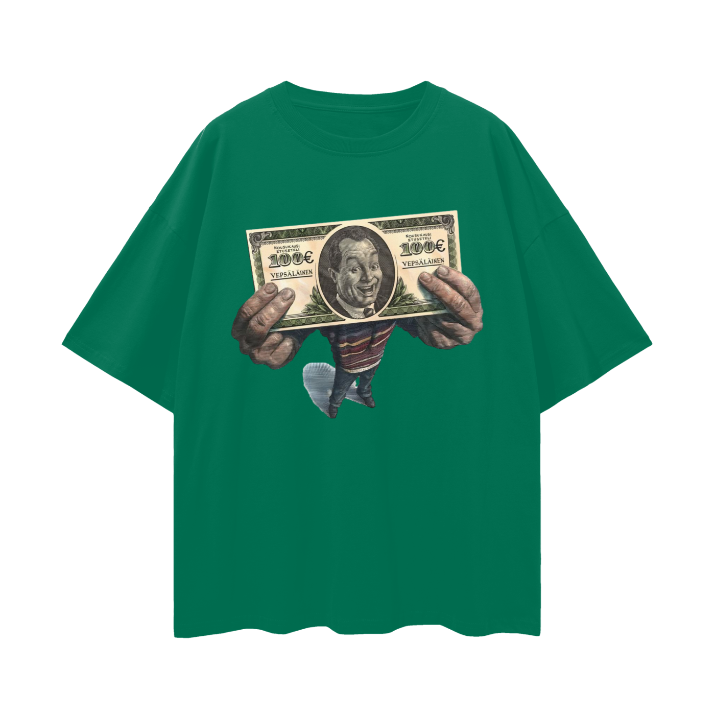 Vintage Like Money Man Oversized T Shirt