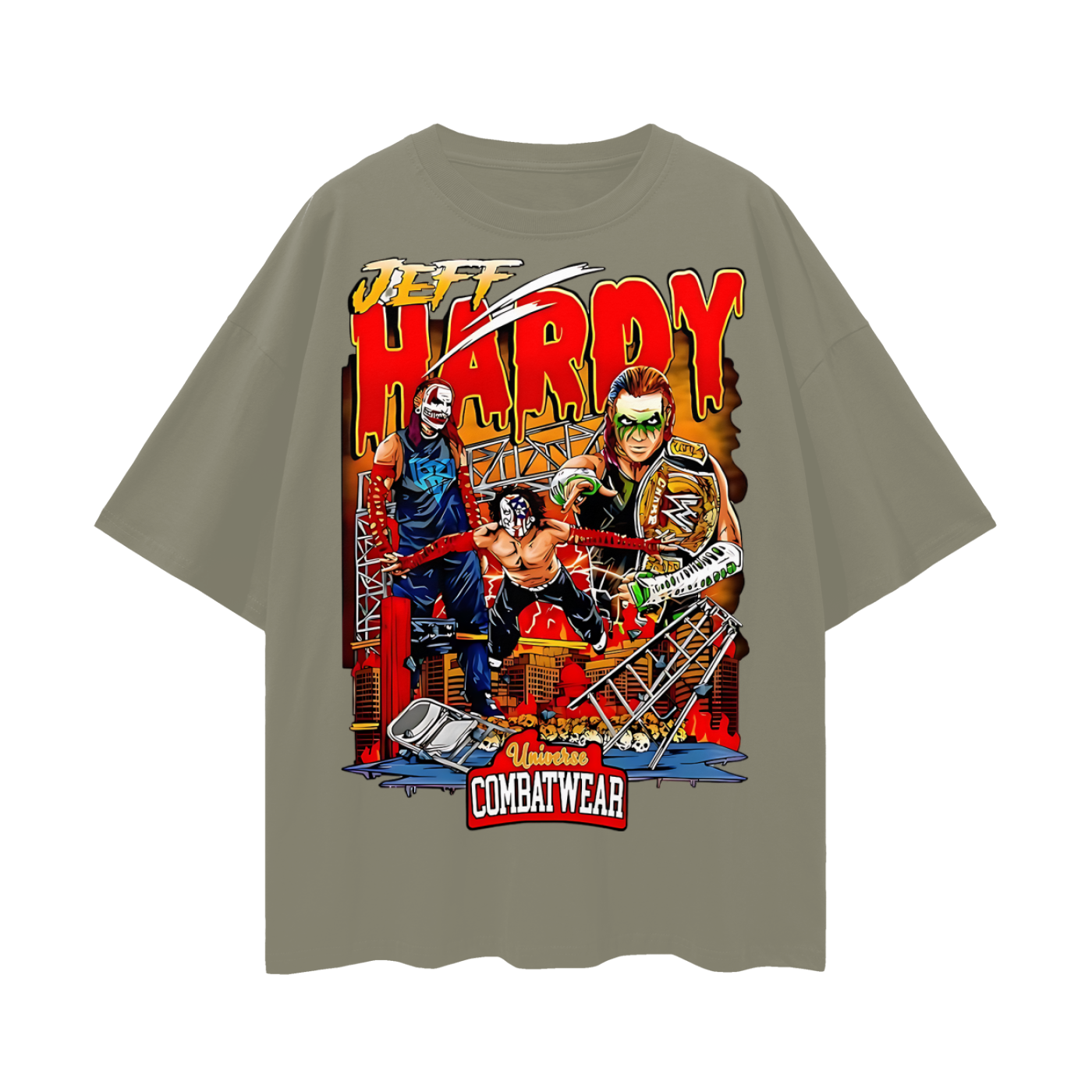 Jeff Hardy 90s Vintage Like Graphic Oversized T Shirt