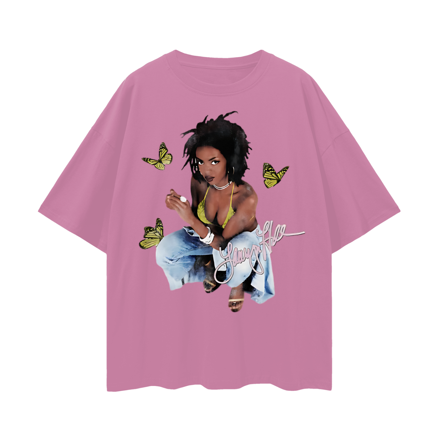 Vintage Like Boot Leg Lauryn Hill 90s Graphic Oversized T Shirt