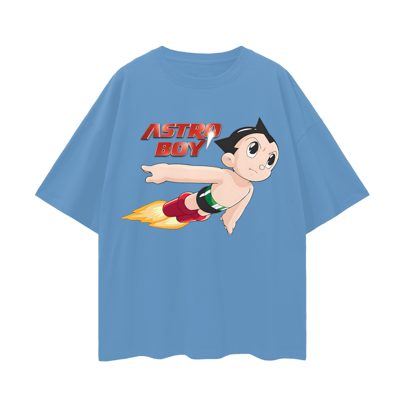 Vintage Like Astro Boy Graphic Oversized T Shirt