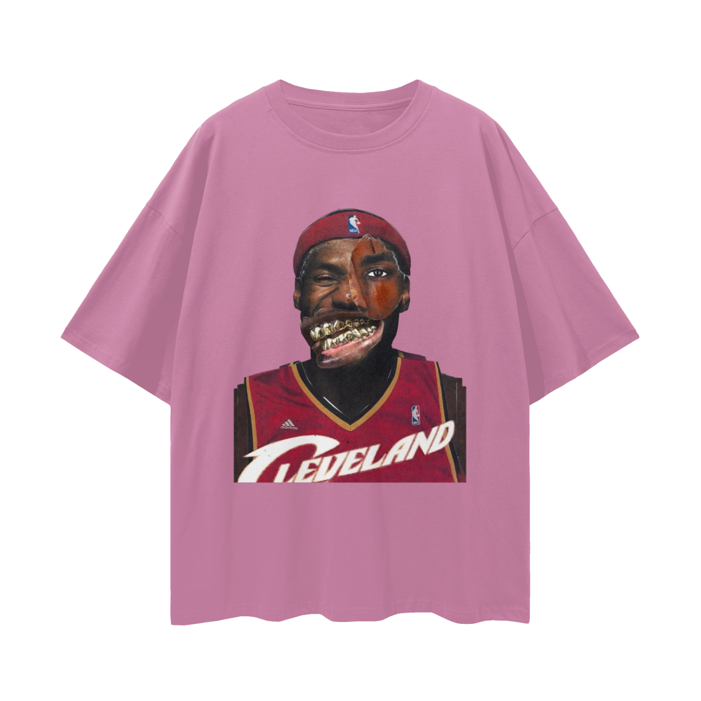 Lebron James Cavs Vintage Like Graphic Oversized T Shirt