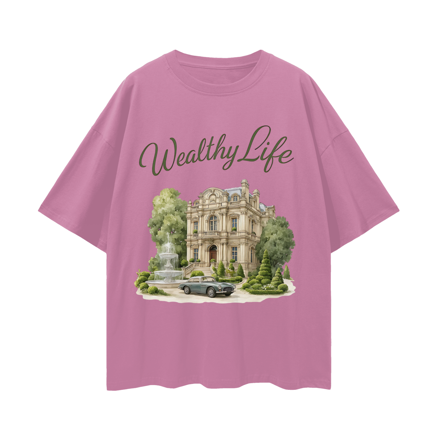 Vintage/Y2K Wealthy Life Luxury Graphic T Shirt