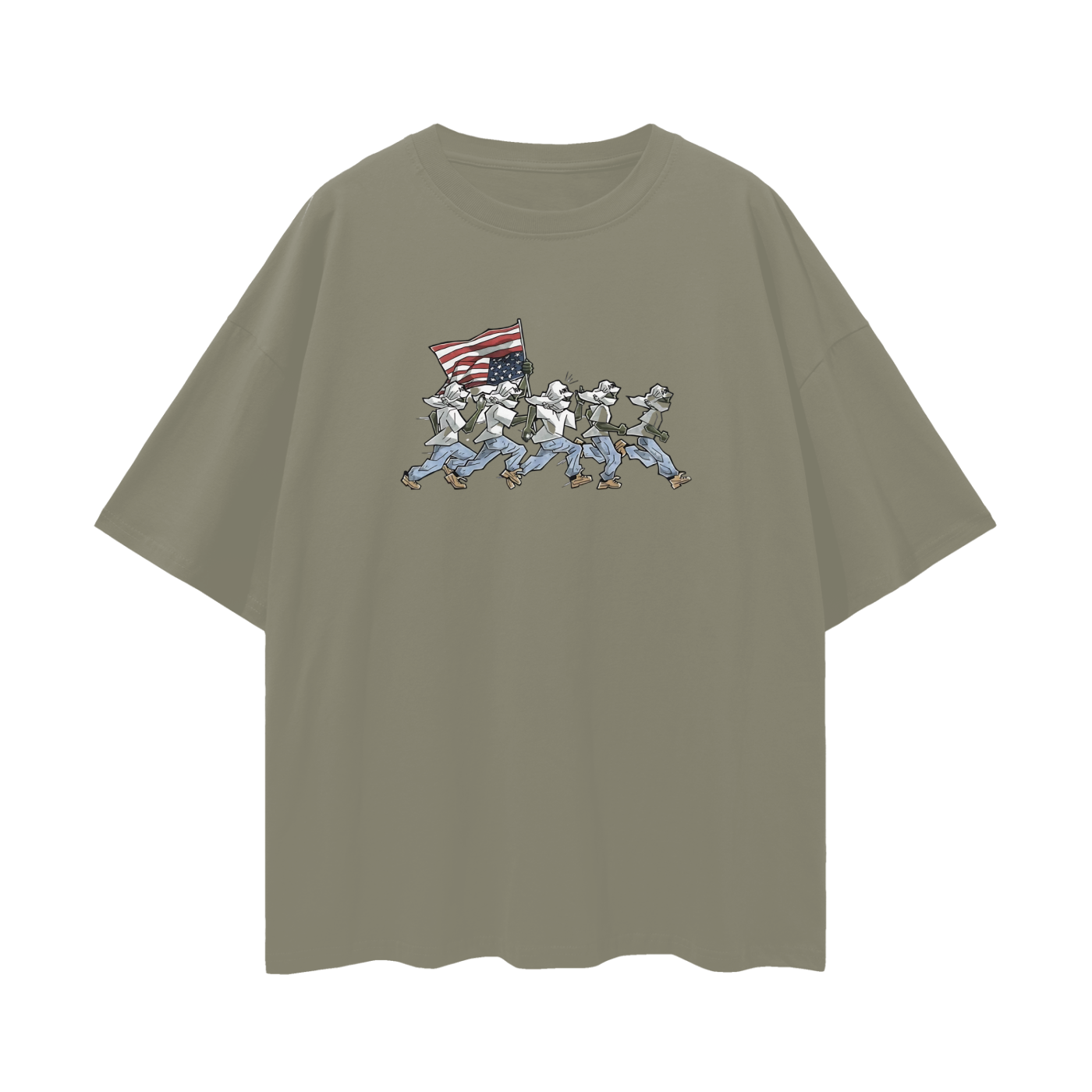 Asap Riot Running Man Oversized T Shirt