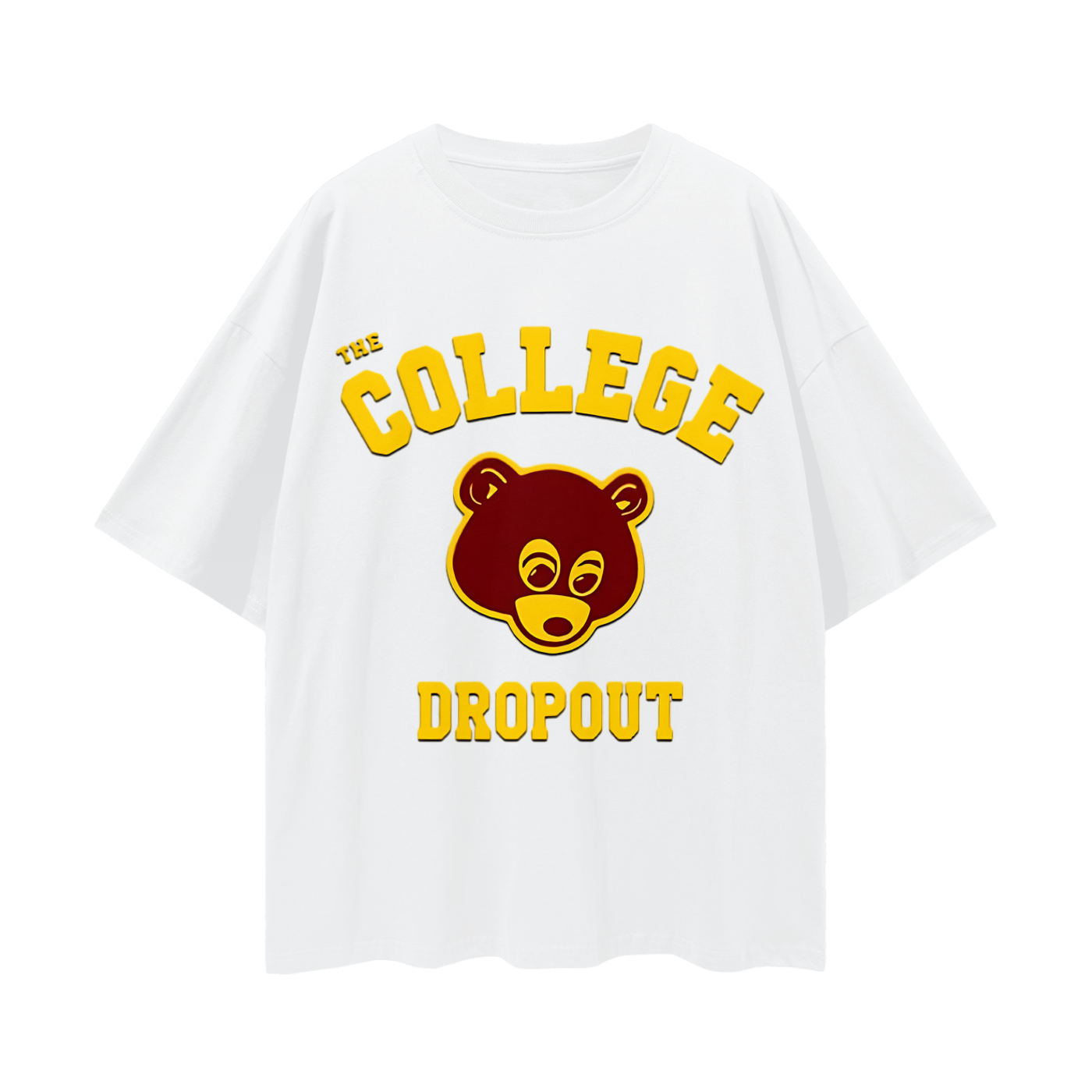 Vintage Like College Dropout Kanye Graphic Oversized T Shirt