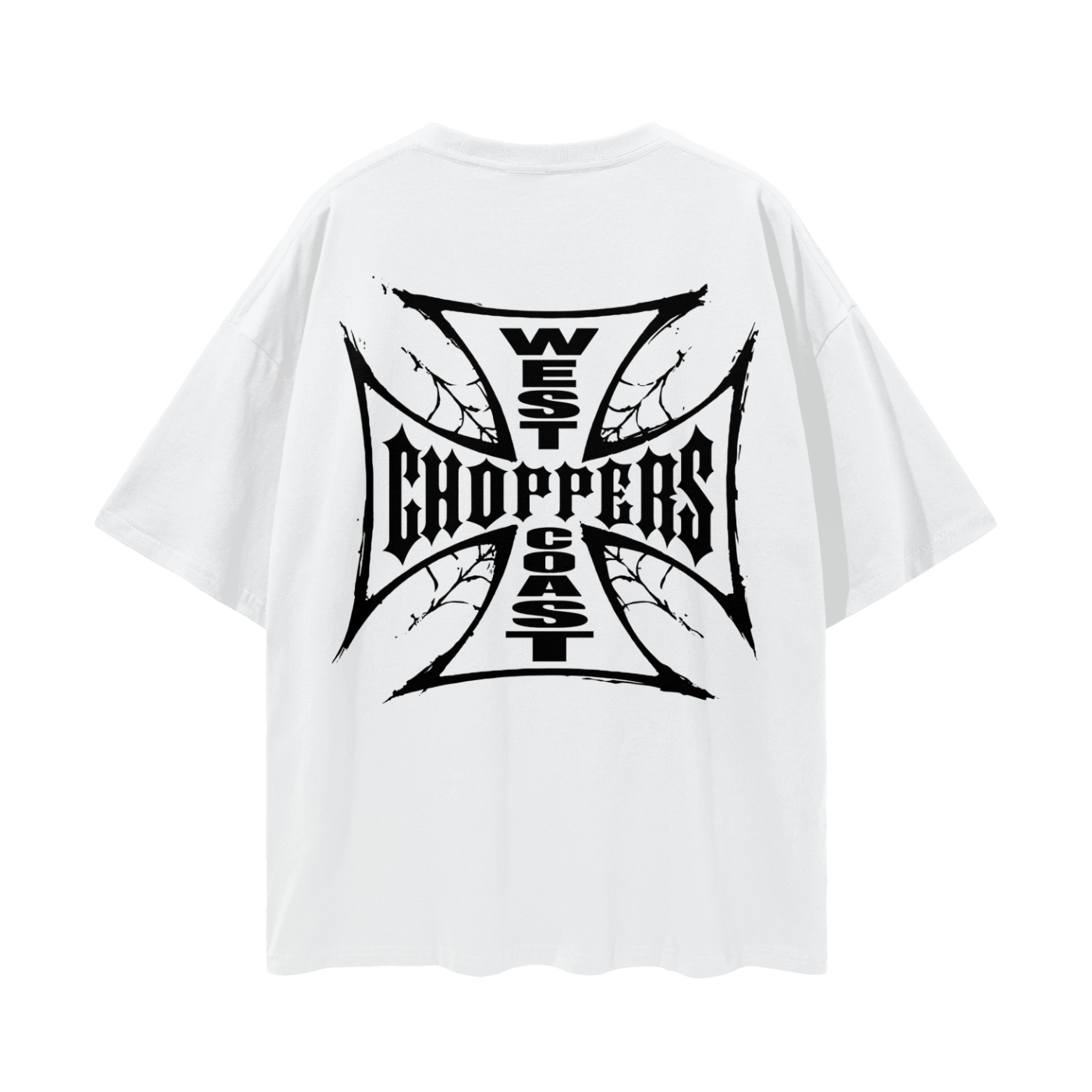 Vintage/Y2K Style West Coast Choppers Web Oversized T Shirt