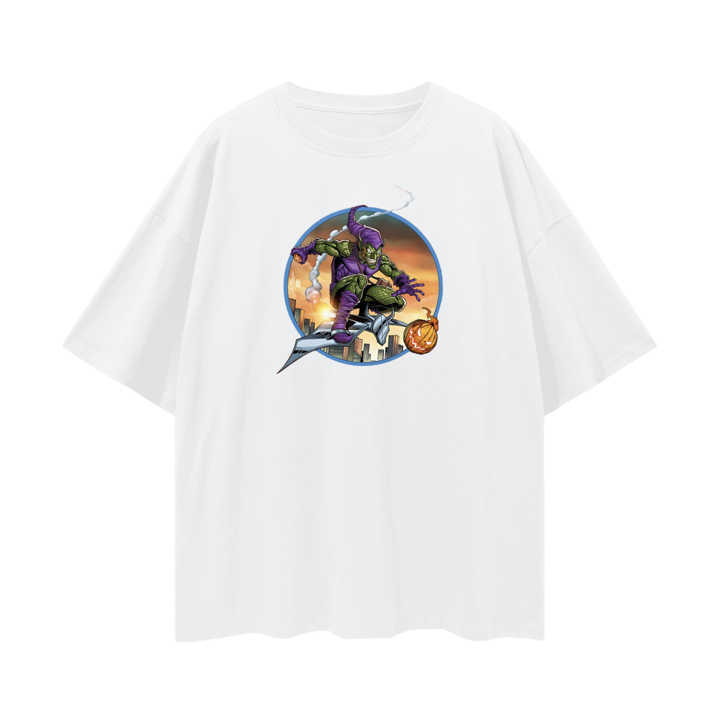 Vintage Like Spiderman Green Goblin Oversized T Shirt