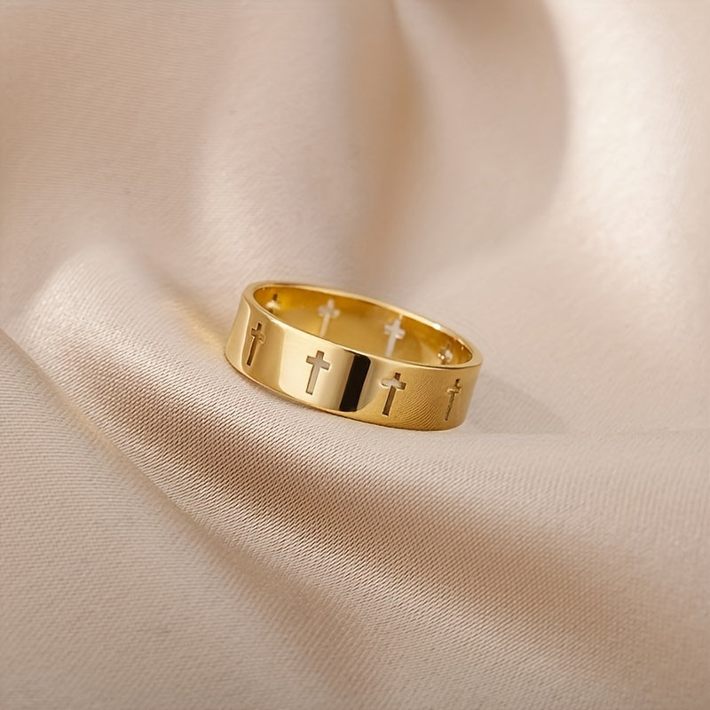 Religious Jesus Cross Ring