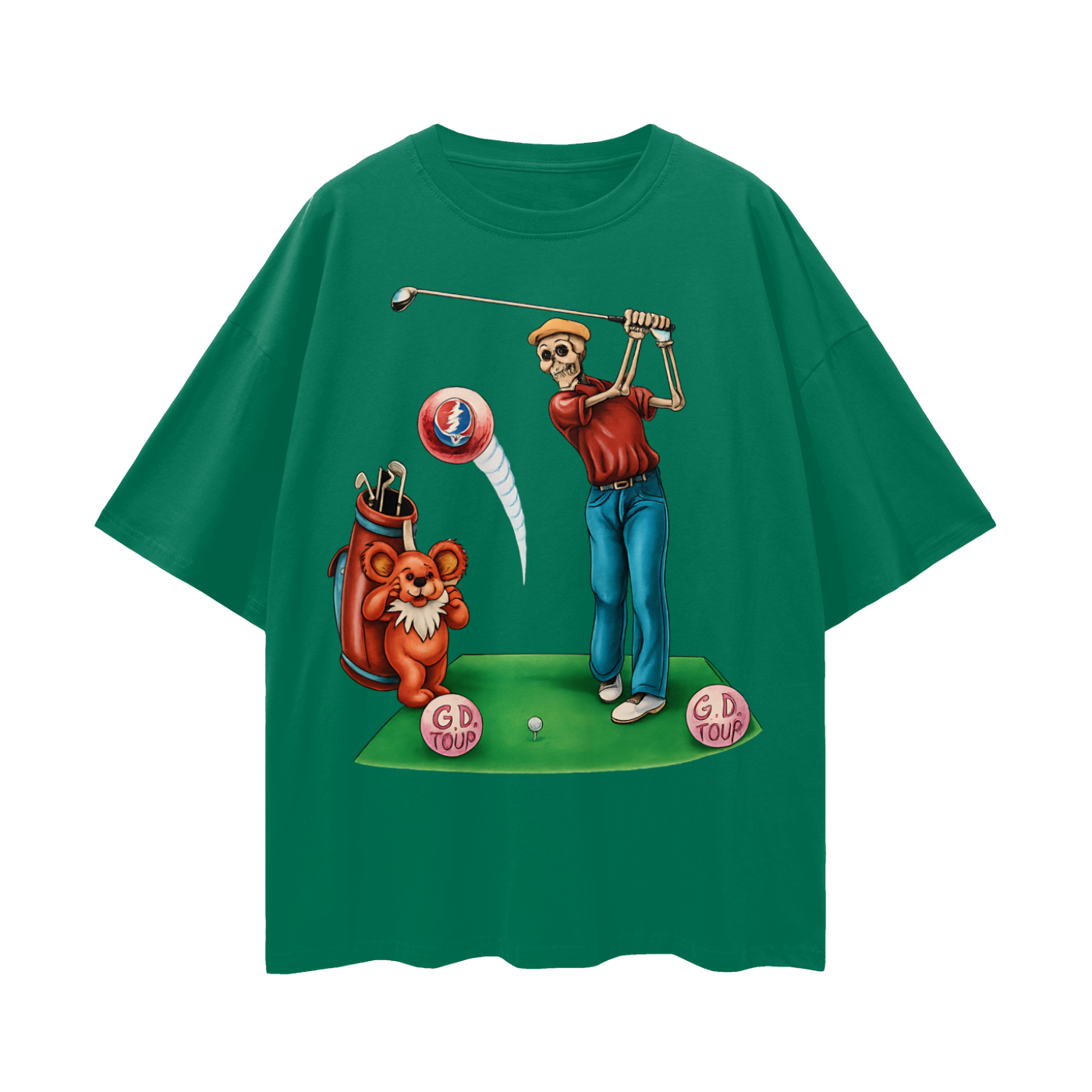 Vintage/Y2K Grateful Dead Golfing Oversized T Shirt