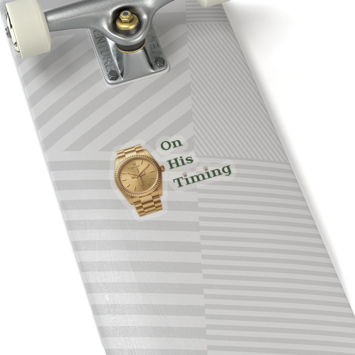 Religious Jesus On His Timing Rolex Sticker