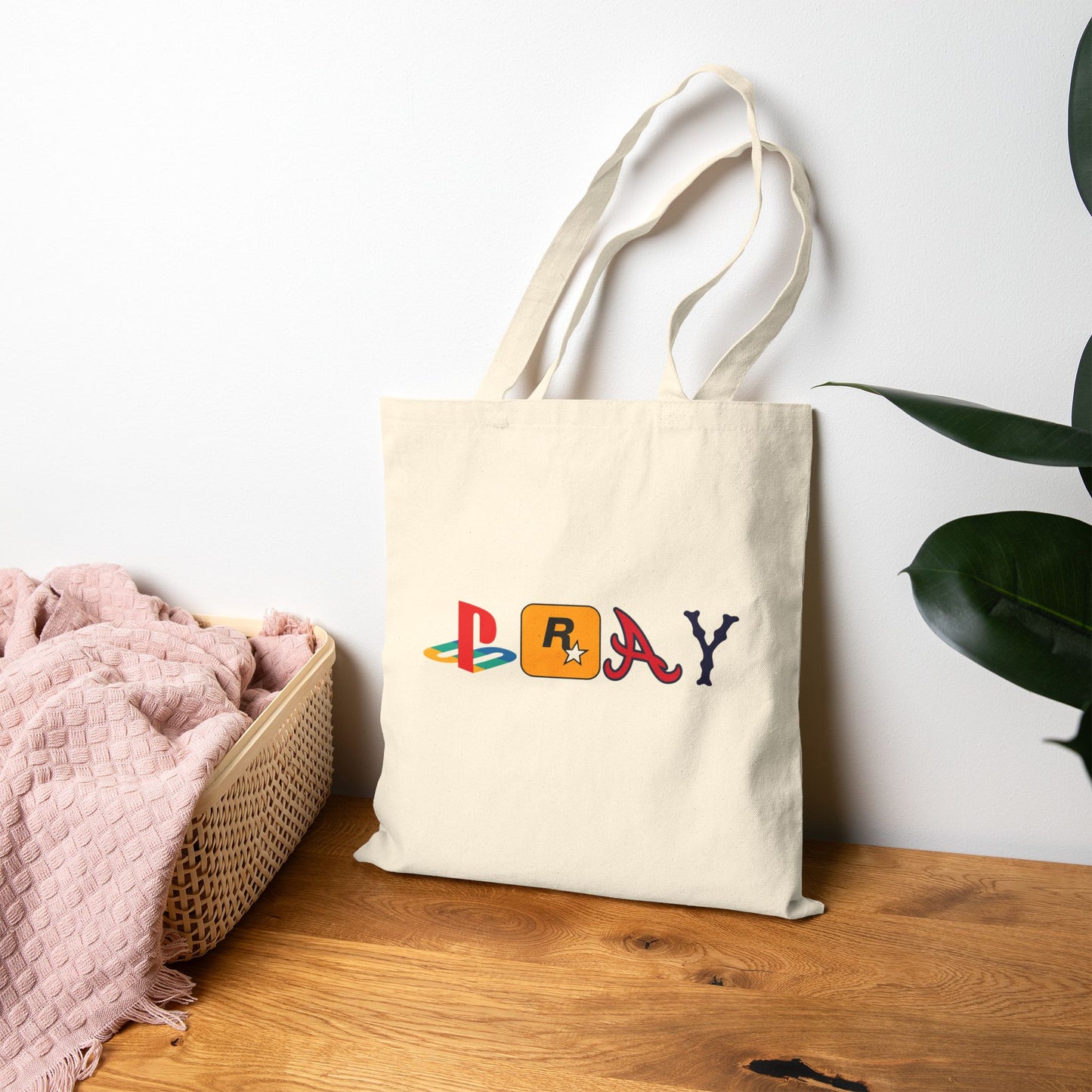 Jesus Pray Tote Bag