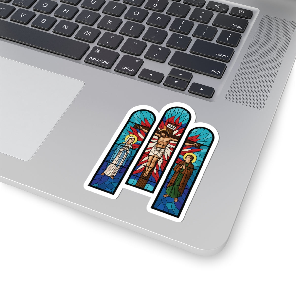 Religious Jesus Cathedral Glass Graphic Sticker