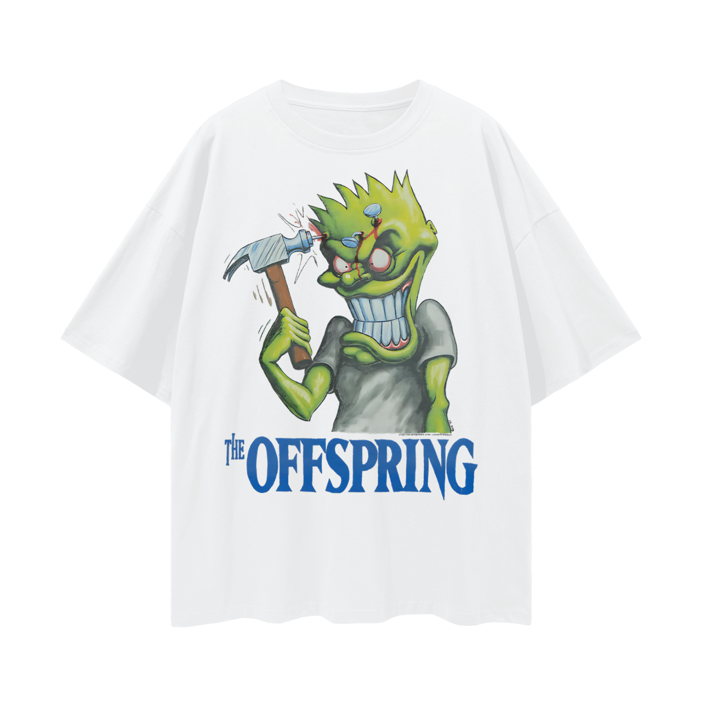 Vintage Like Offspring Hammer Oversized T Shirt