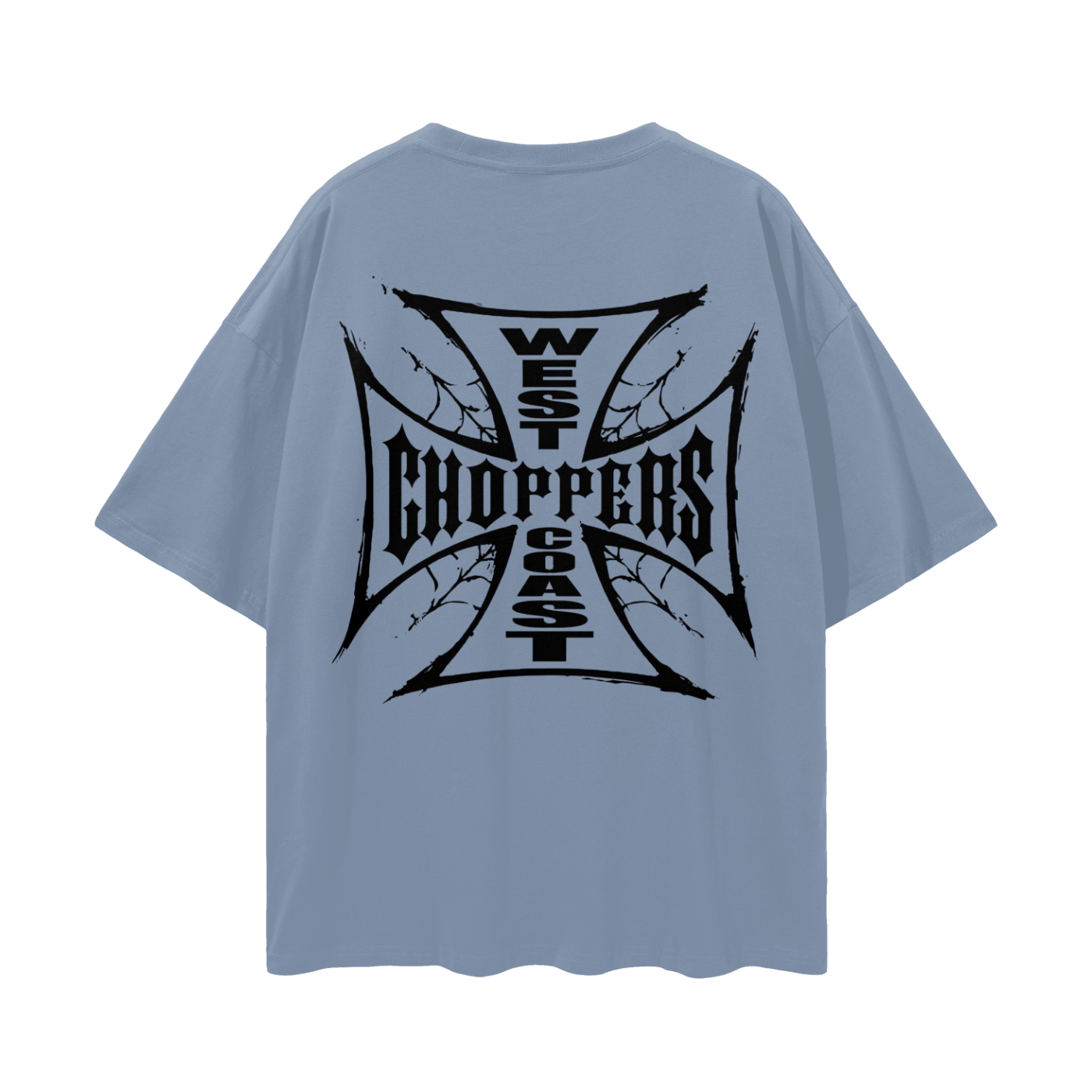 Vintage/Y2K Style West Coast Choppers Web Oversized T Shirt