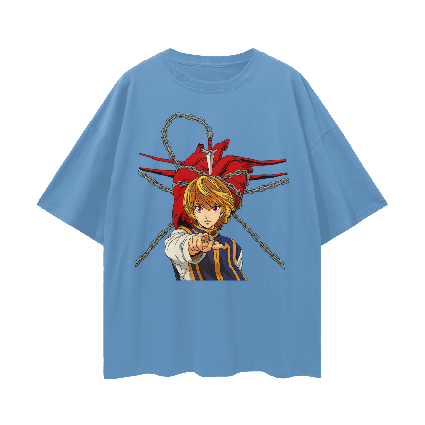 Vintage/Y2K Hunter x Hunter Kurapika's Chain Anime Graphic T Shirt