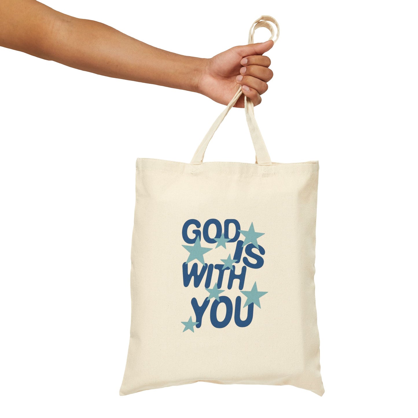 Religious God Is With You Tote Bag
