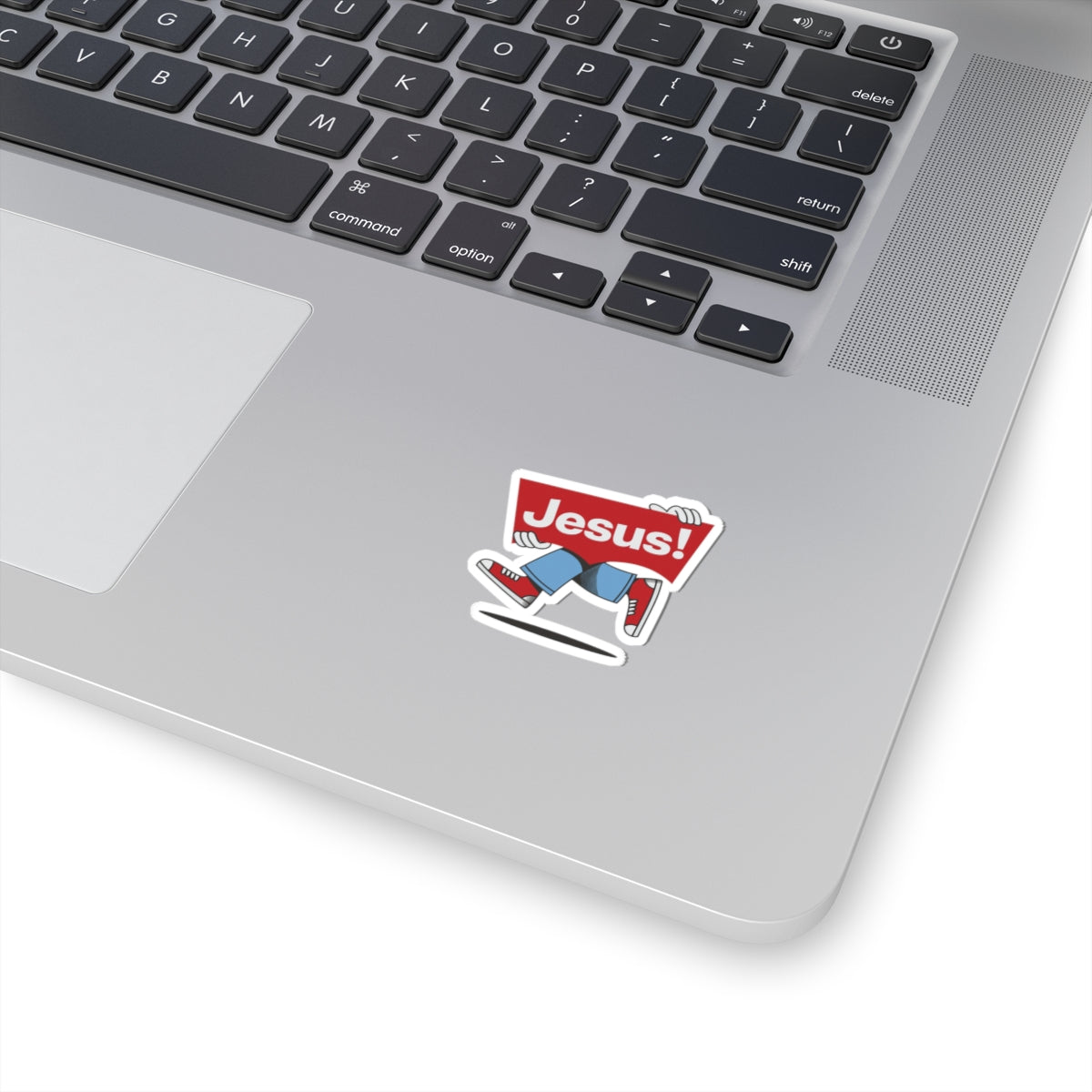 Religious Jesus Vintage Levi's Logo Like Sticker