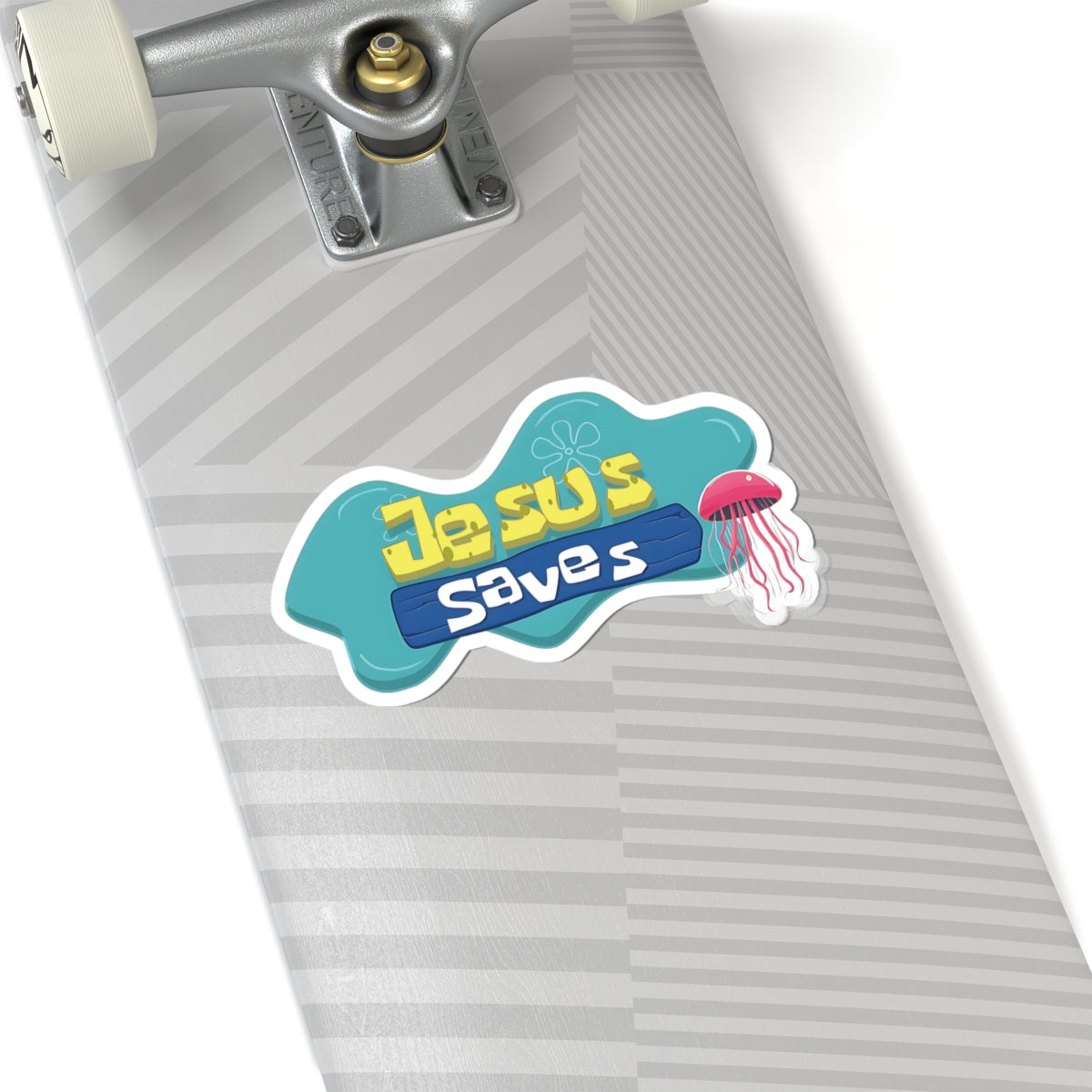 Religious Jesus Saves Spongebob Sticker