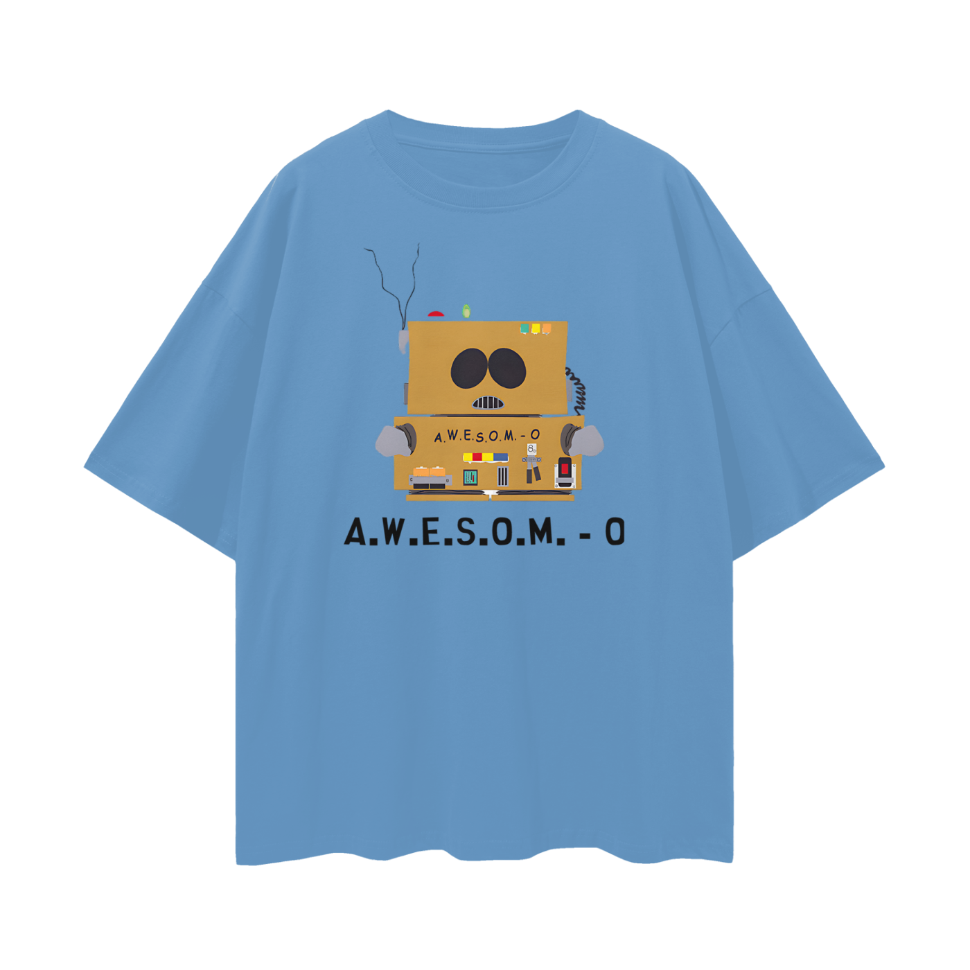 Vintage Like Funny South Park Cartman Awesom-o Oversized T Shirt