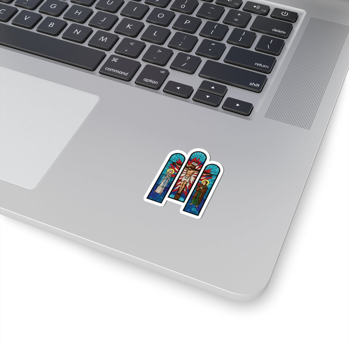 Religious Jesus Cathedral Glass Graphic Sticker