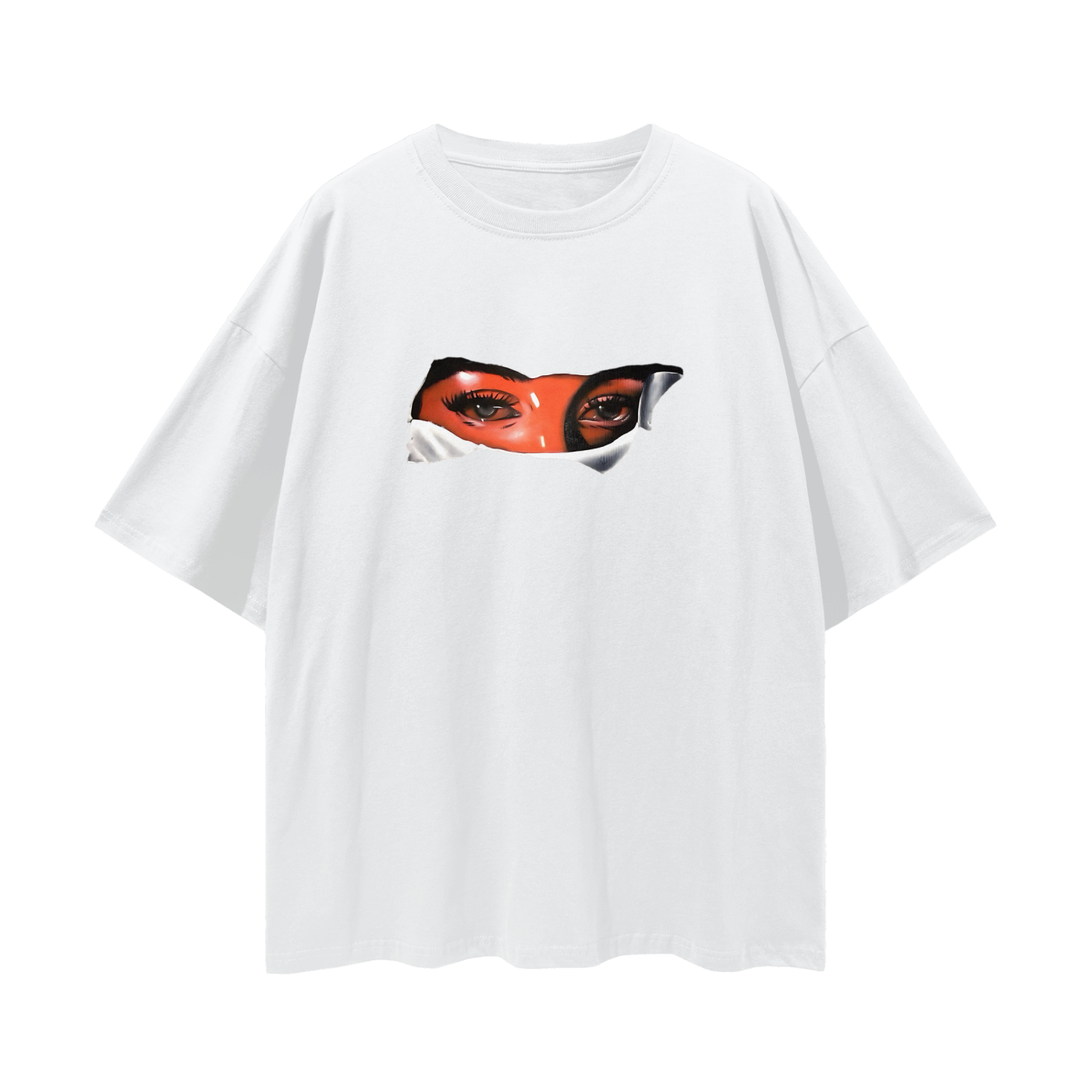 Loving Eyes 90s Vintage Like Graphic Oversized T Shirt