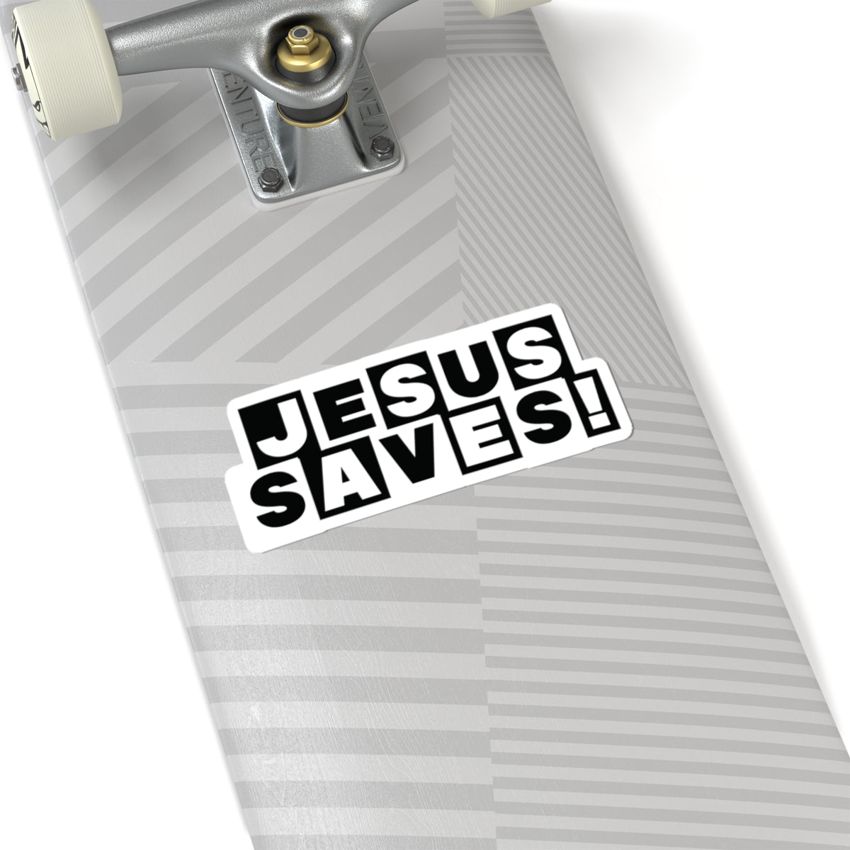 Religious Jesus Saves Cartoon Network Sticker