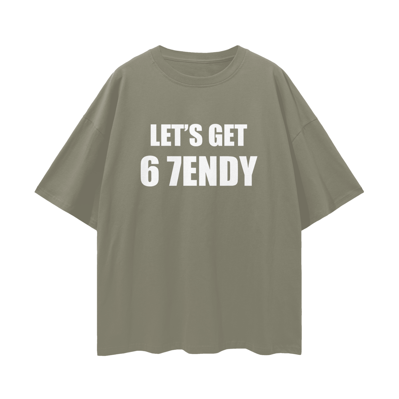 Vintage/Y2K Funny Lets Get 6 7endy Oversized T Shirt