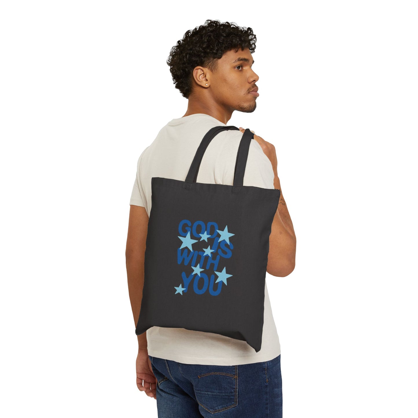 Religious God Is With You Tote Bag