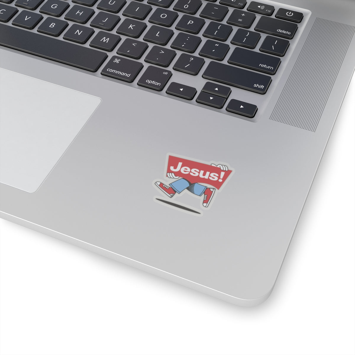 Religious Jesus Vintage Levi's Logo Like Sticker