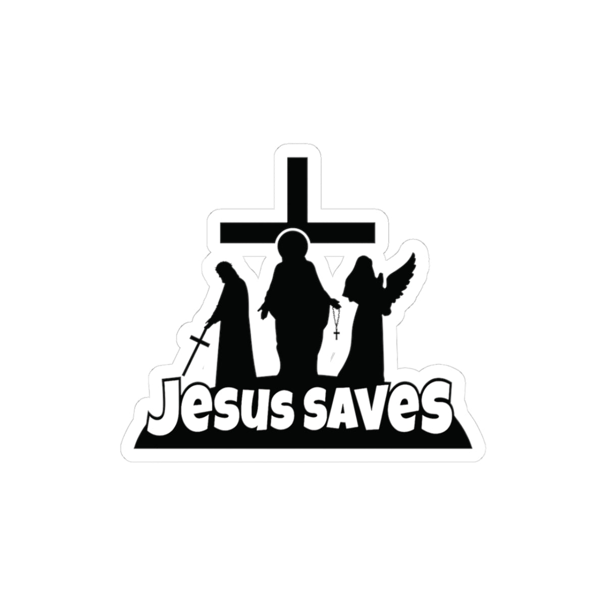 Religious Jesus Saves Fortnite Sticker