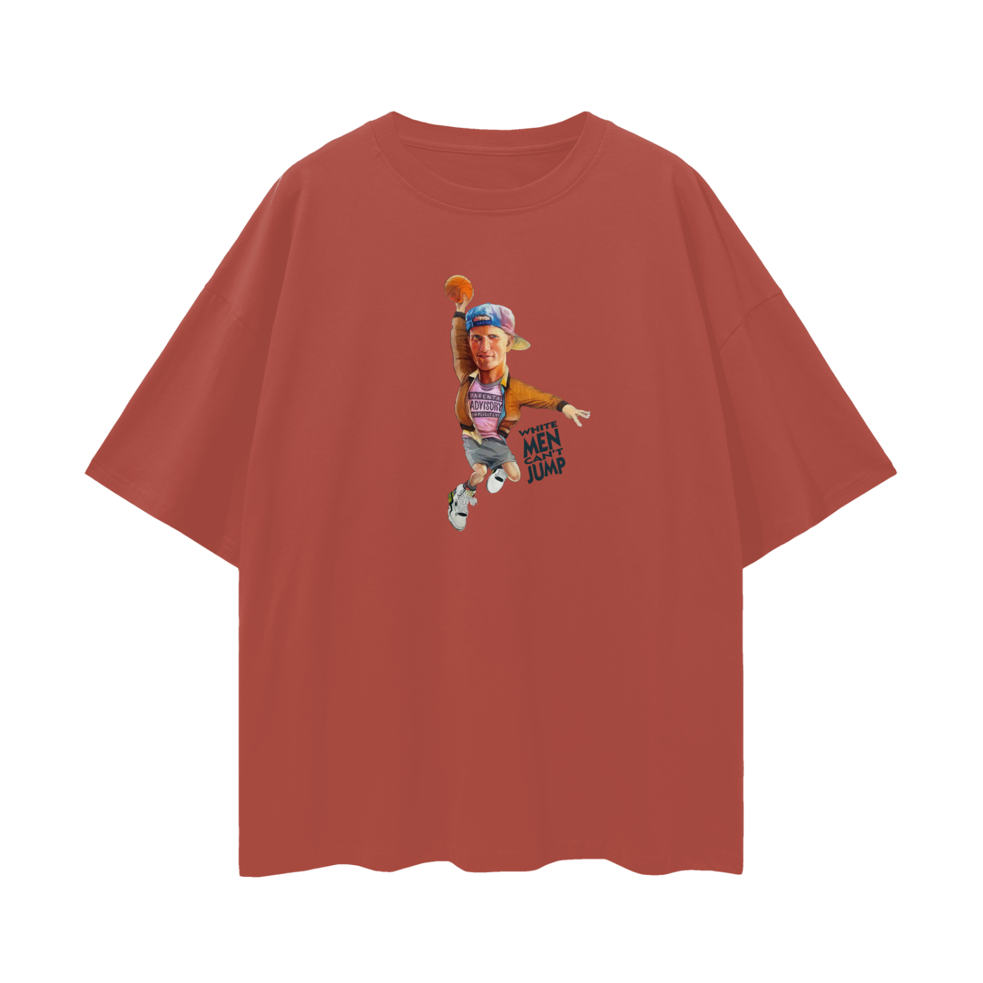 White Men Can't Jump 90s Vintage Like Graphic Oversized T Shirt