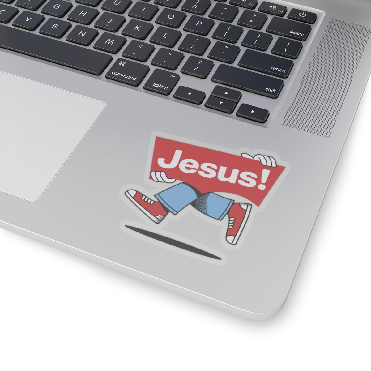 Religious Jesus Vintage Levi's Logo Like Sticker