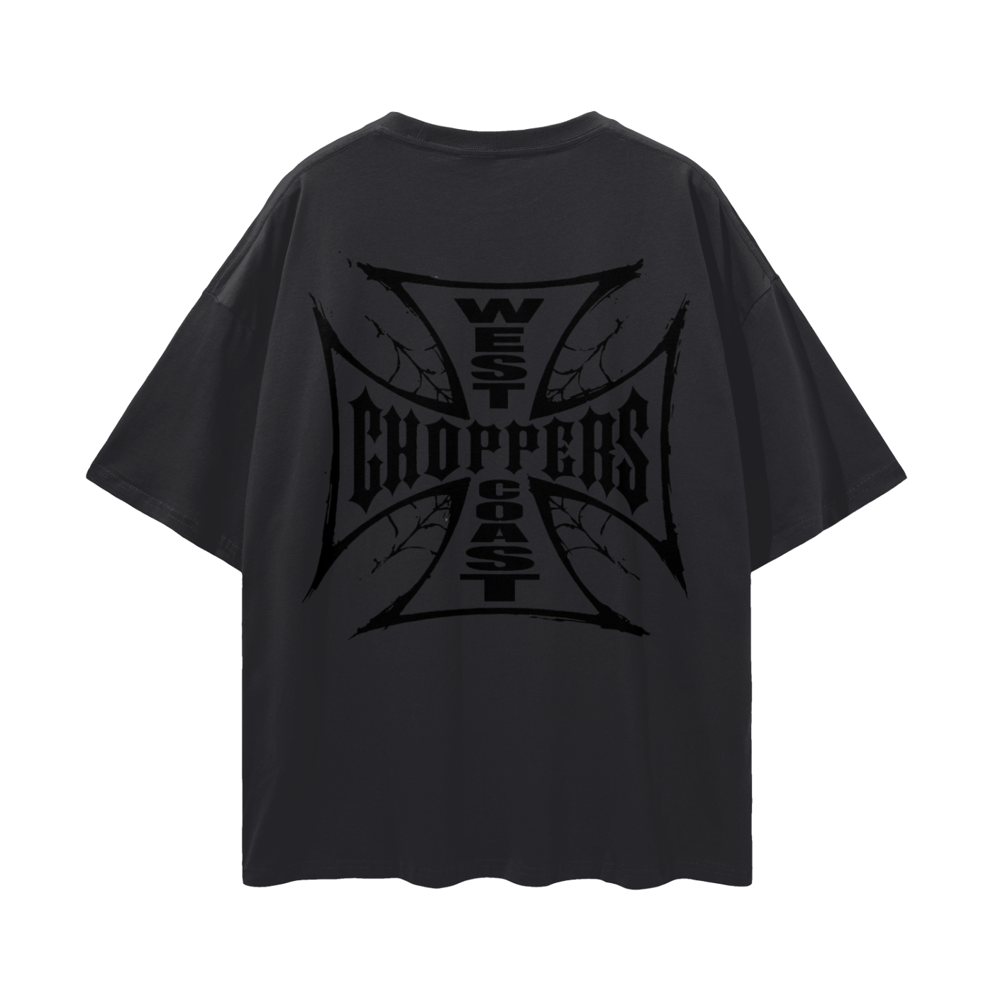 Vintage/Y2K Style West Coast Choppers Web Oversized T Shirt
